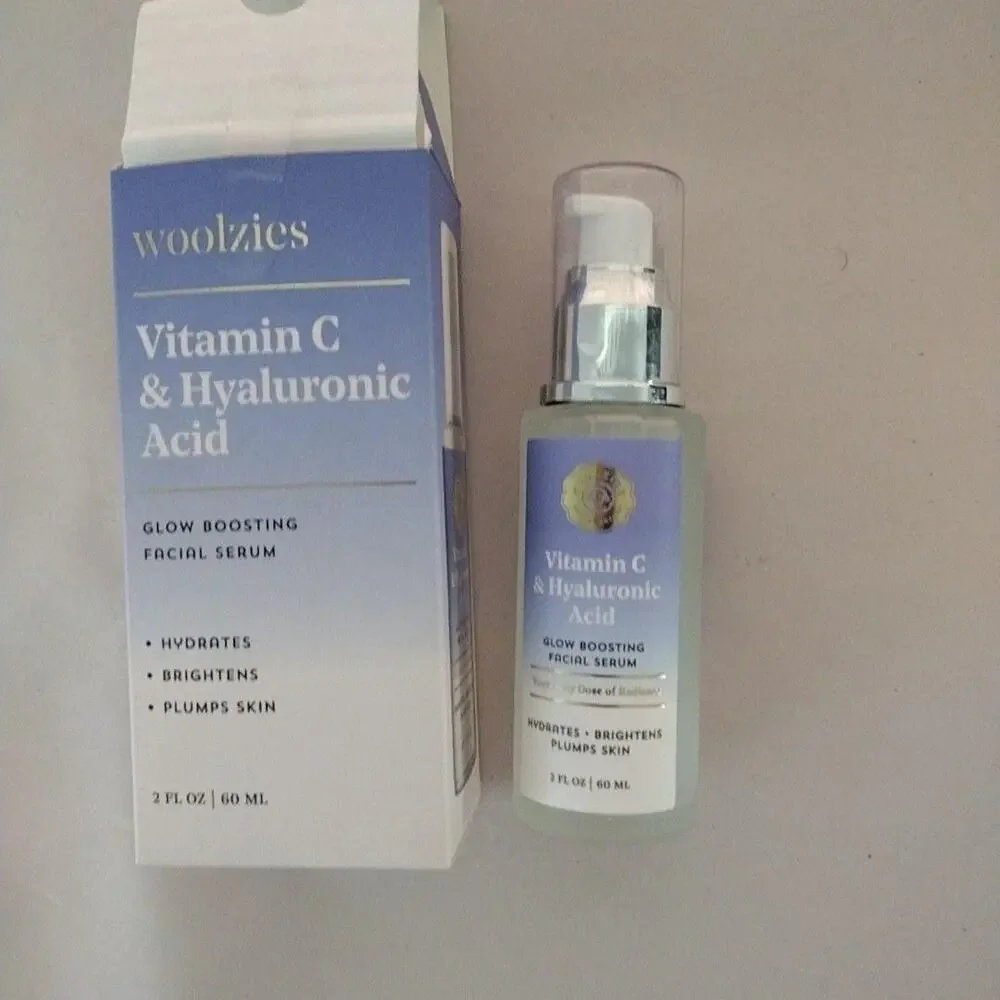 Vitamin C & Hyaluronic Acid Serum 2 Fl Oz 60 Ml Hydrates Brightens